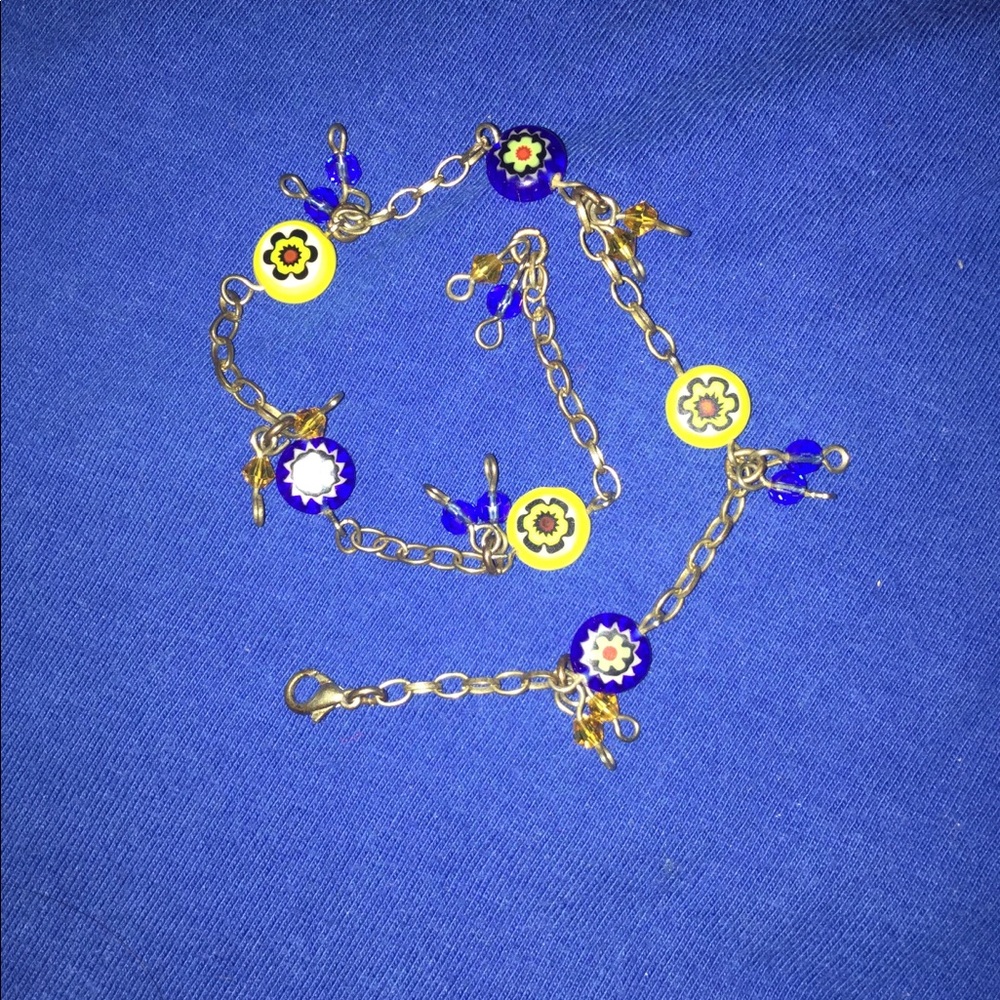 Beaded anklet